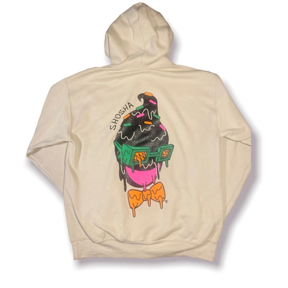 SHOSHA HOODIE-CREAM- XL